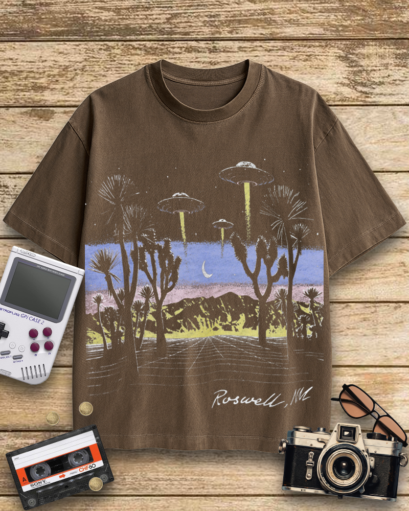 TheRetroTee Roswell Vintage 1950s Cotton T-Shirt