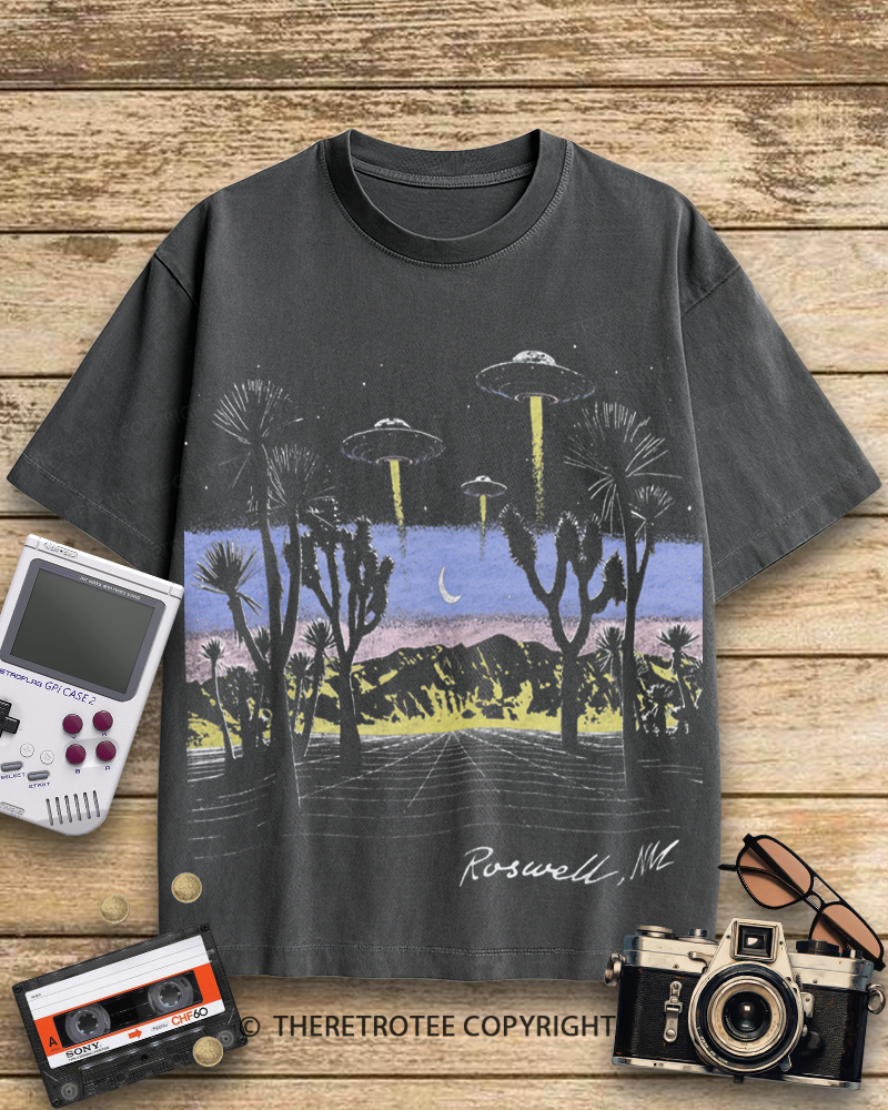 TheRetroTee Roswell Vintage 1950s Cotton T-Shirt