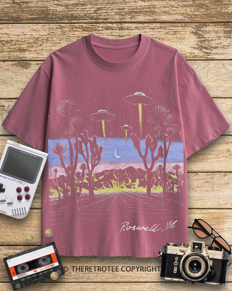 TheRetroTee Roswell Vintage 1950s Cotton T-Shirt