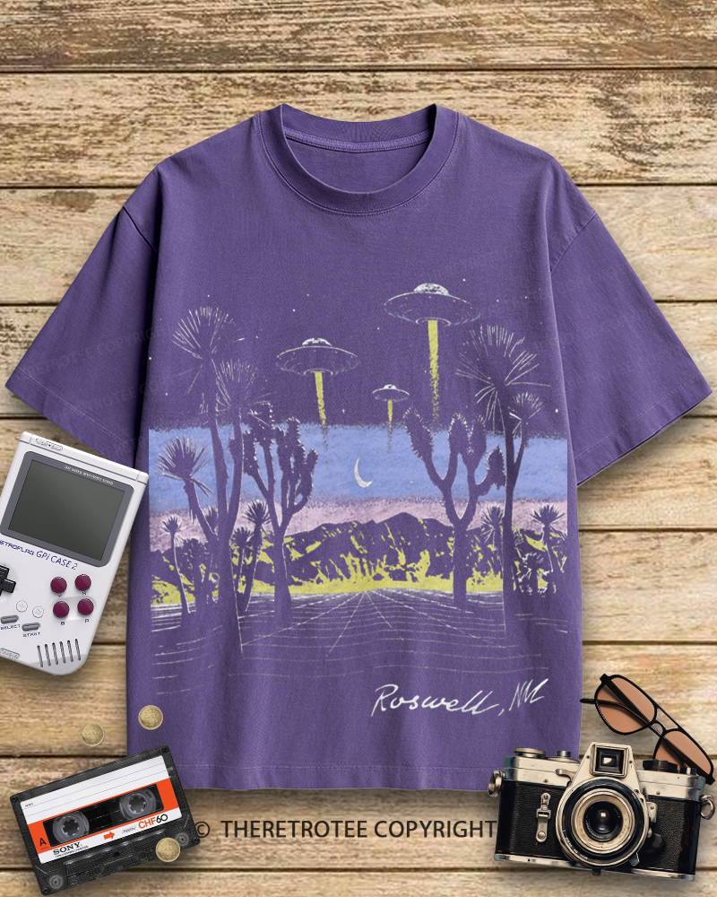 TheRetroTee Roswell Vintage 1950s Cotton T-Shirt