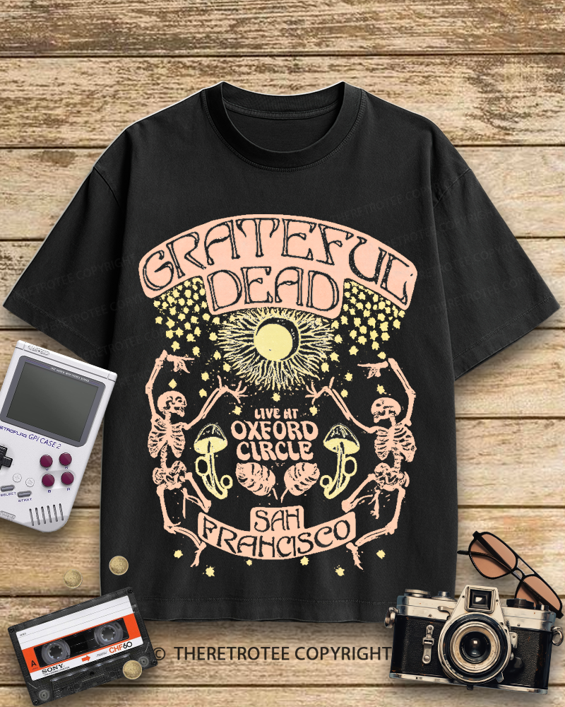 TheRetroTee Skeleton Solstice 1960s Cotton T-Shirt