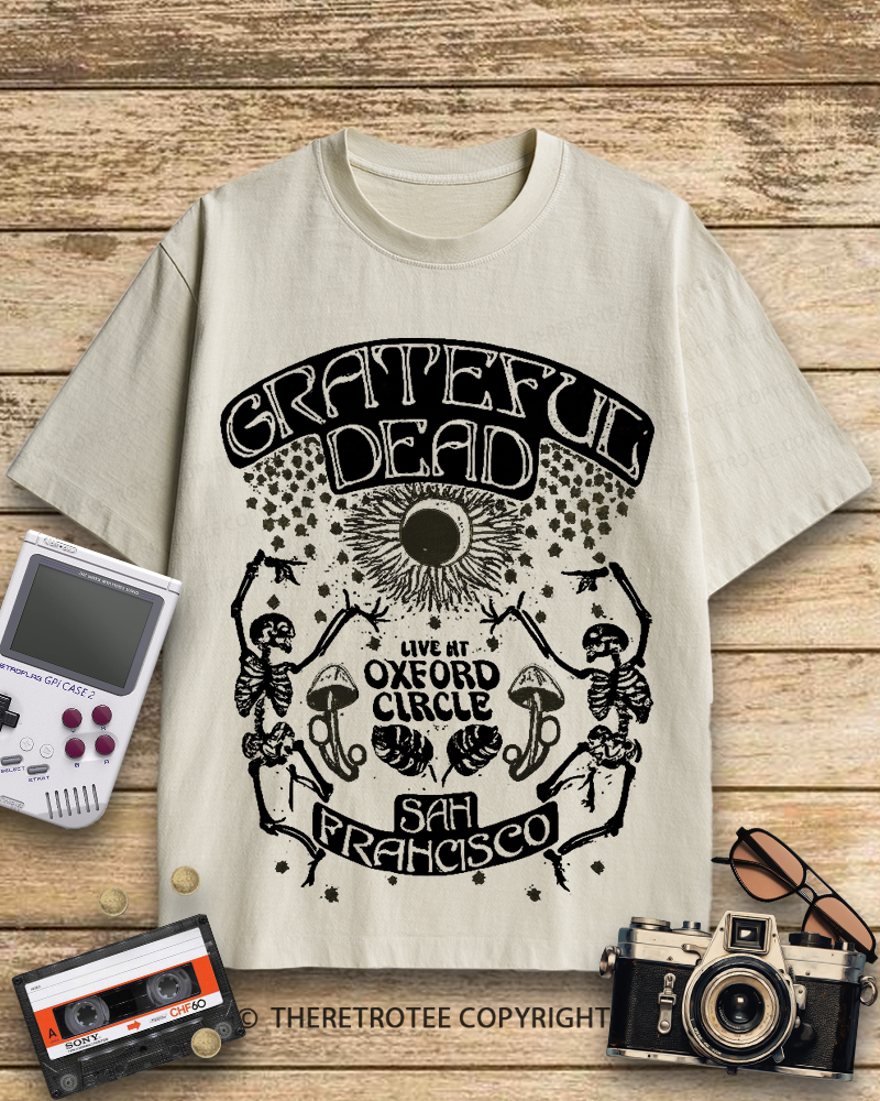 TheRetroTee Skeleton Solstice 1960s Cotton T-Shirt