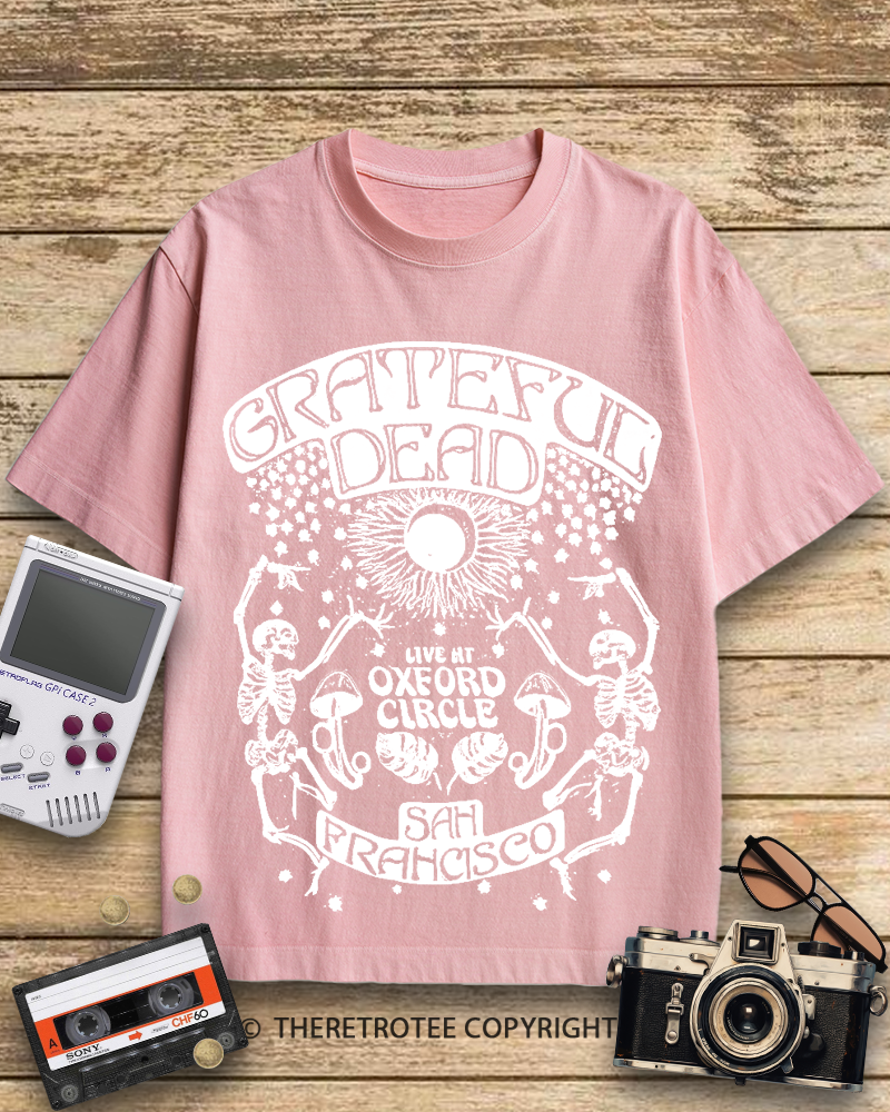 TheRetroTee Skeleton Solstice 1960s Cotton T-Shirt