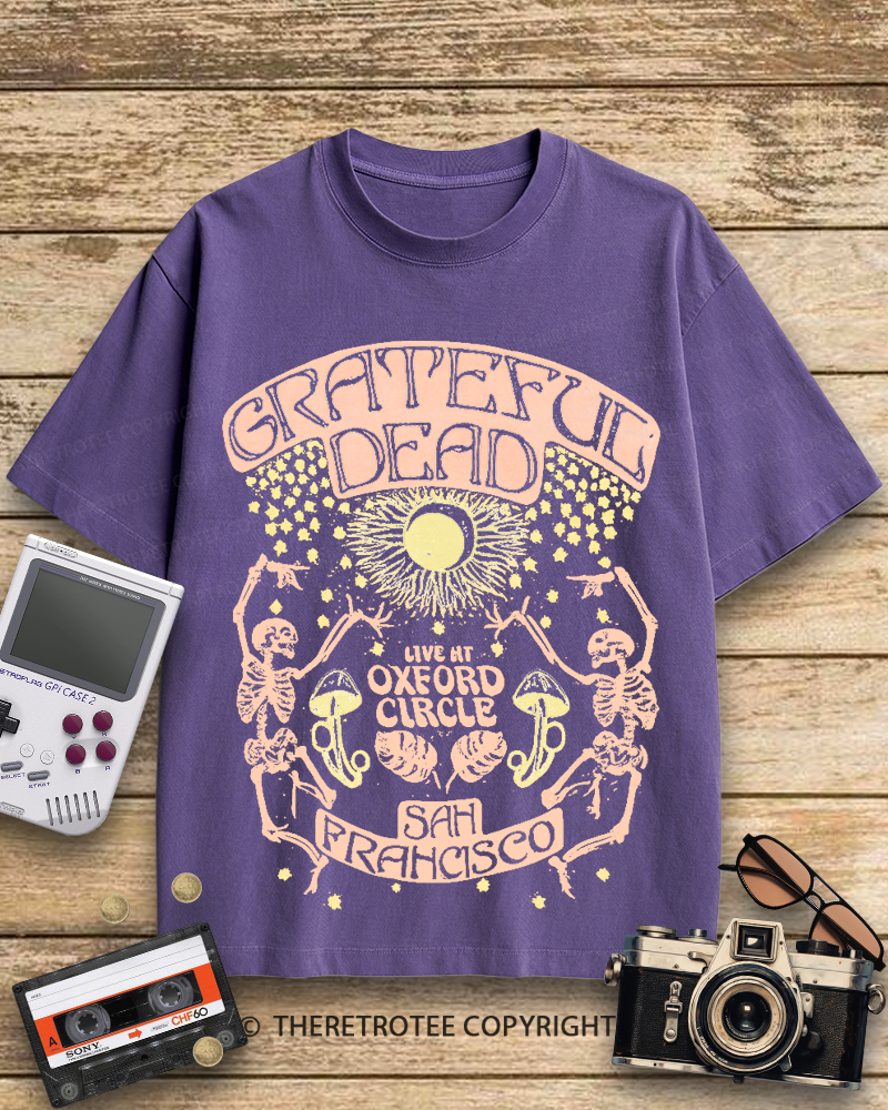 TheRetroTee Skeleton Solstice 1960s Cotton T-Shirt