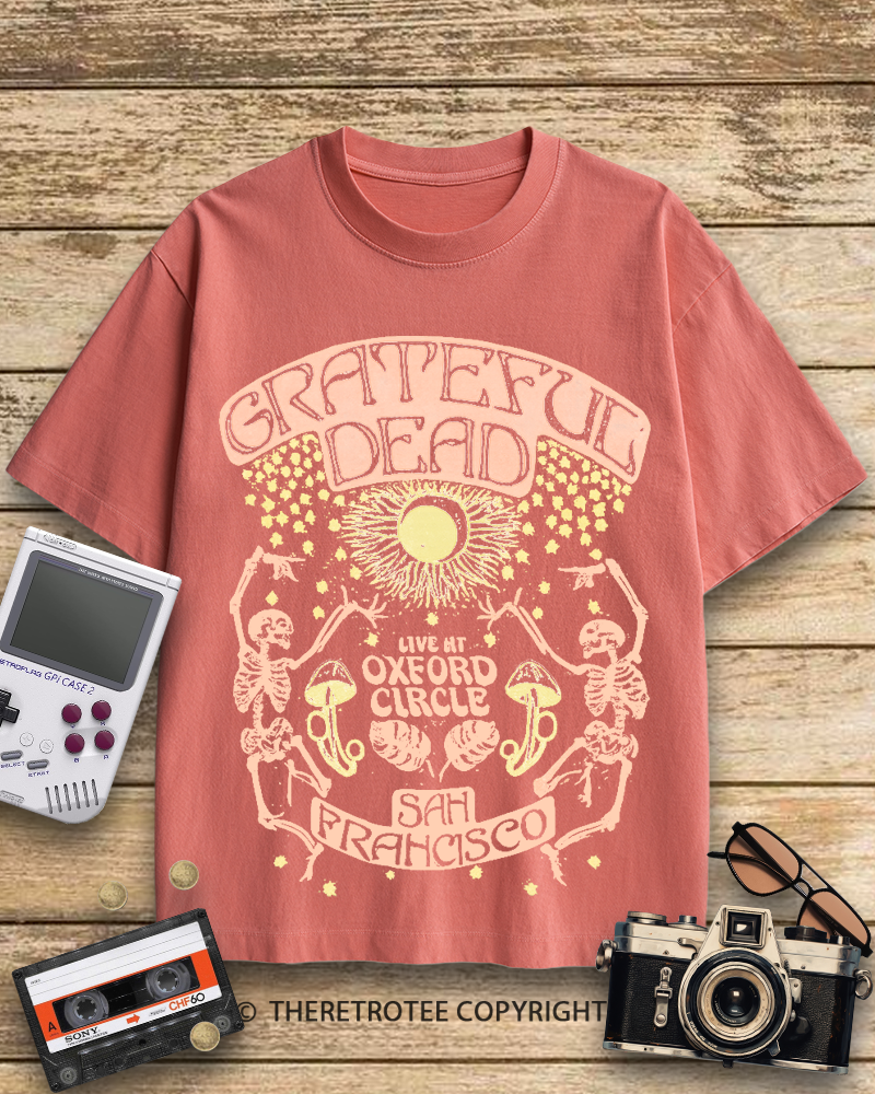 TheRetroTee Skeleton Solstice 1960s Cotton T-Shirt