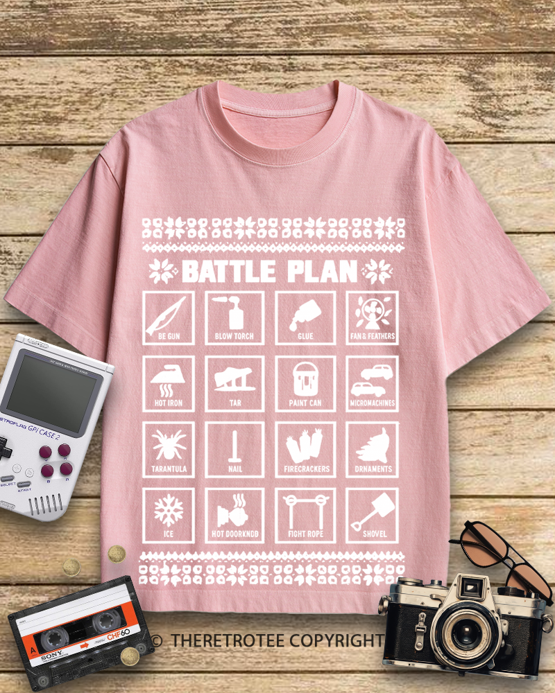 TheRetroTee Battle Plan 1990s Cotton T-Shirt
