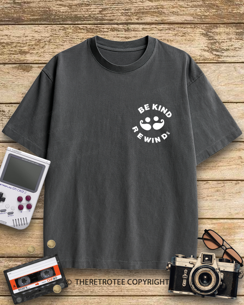 TheRetroTee Be Kind, Rewind 2000s Cotton T-Shirt