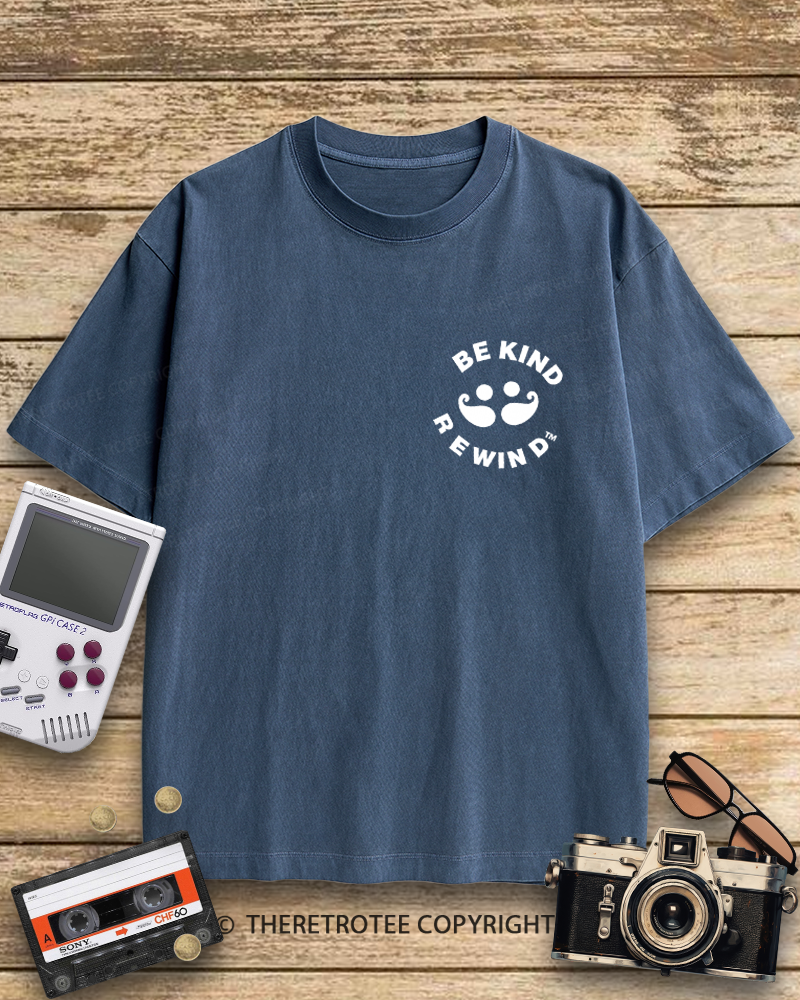 TheRetroTee Be Kind, Rewind 2000s Cotton T-Shirt