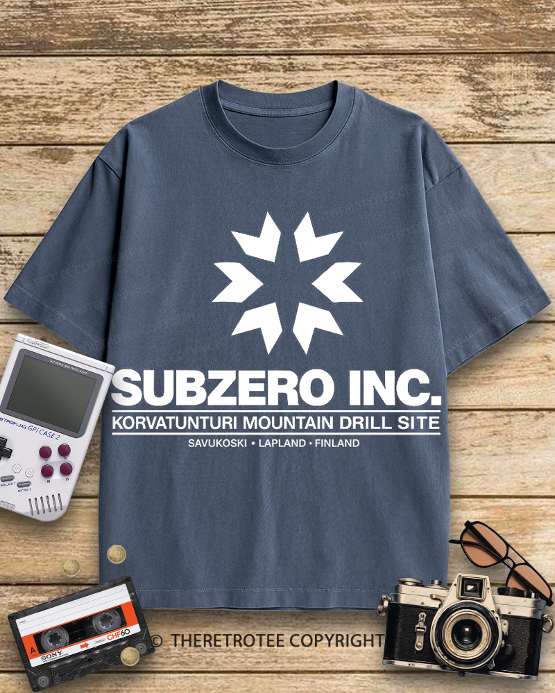 TheRetroTee SUBZERO INC 1970s Cotton T-Shirt
