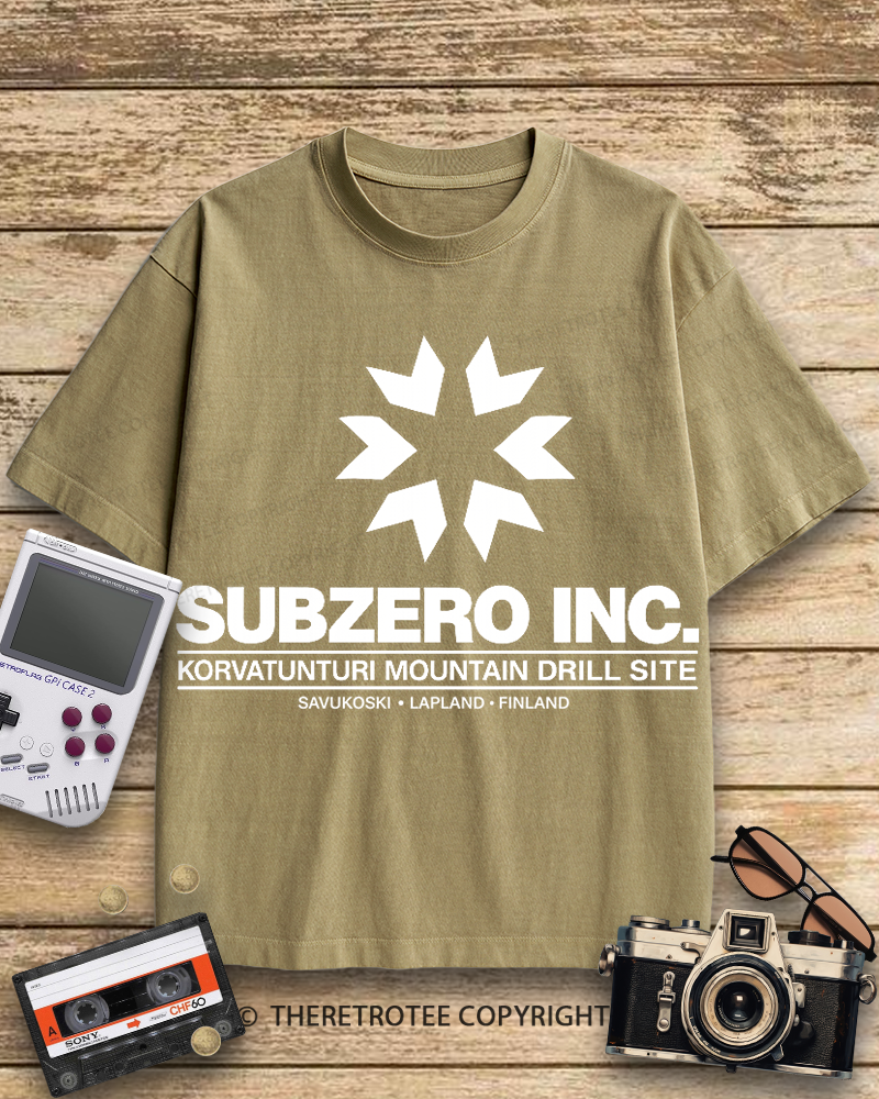 TheRetroTee SUBZERO INC 1970s Cotton T-Shirt
