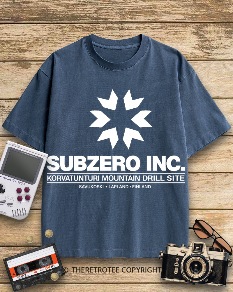 TheRetroTee SUBZERO INC 1970s Cotton T-Shirt