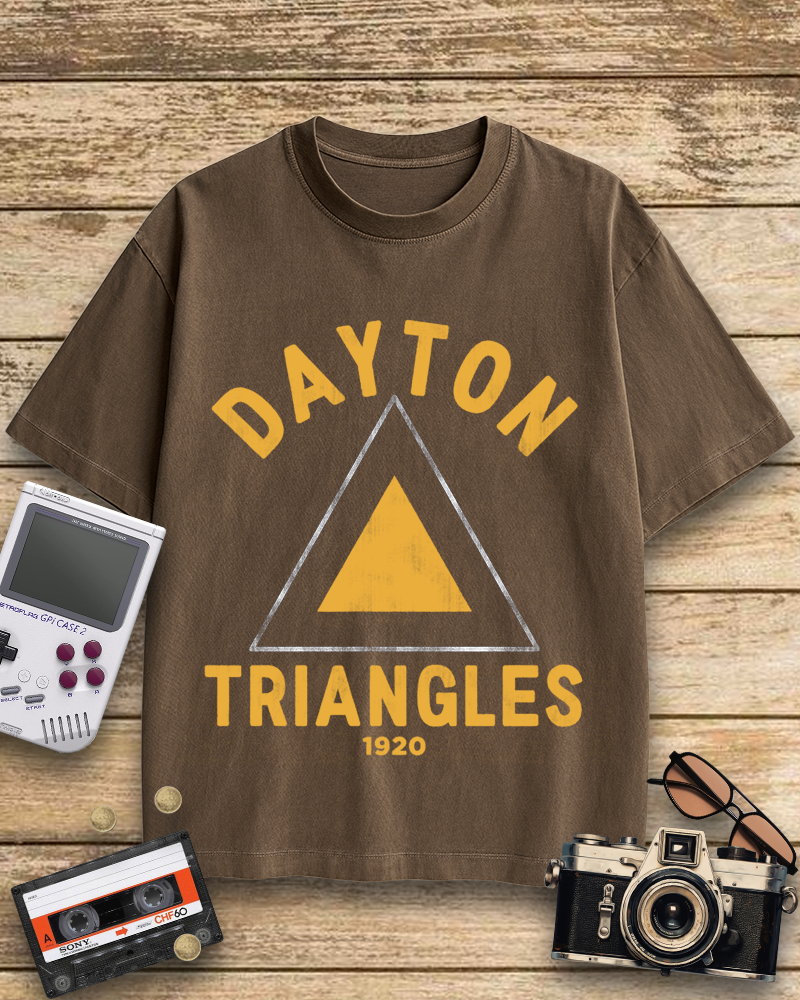 TheRetroTee Dayton Triangles 1920s Cotton T-Shirt