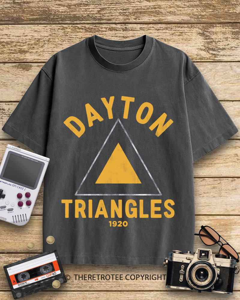 TheRetroTee Dayton Triangles 1920s Cotton T-Shirt