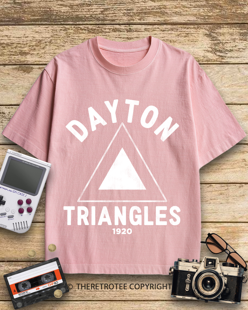 TheRetroTee Dayton Triangles 1920s Cotton T-Shirt