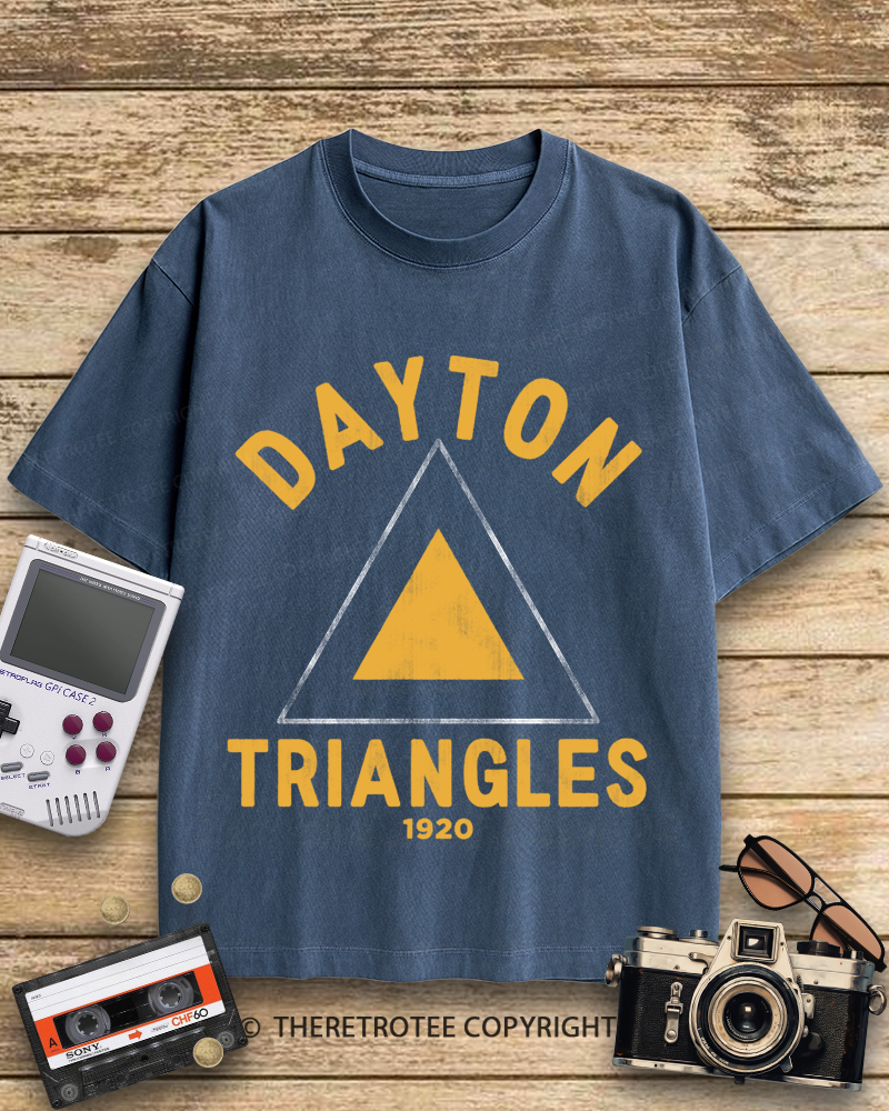 TheRetroTee Dayton Triangles 1920s Cotton T-Shirt