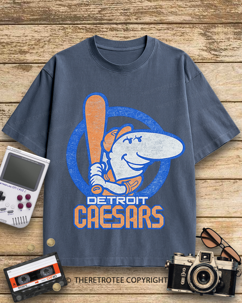 TheRetroTee Detroit Caesars 1940s Cotton T-Shirt