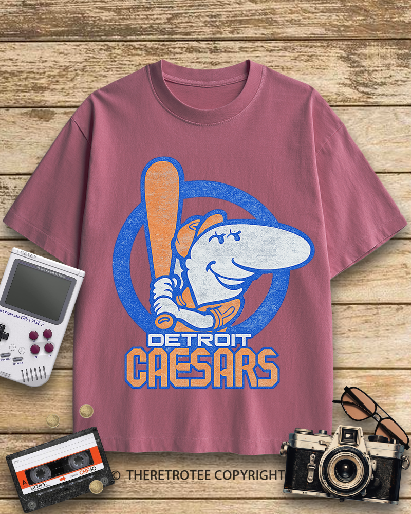 TheRetroTee Detroit Caesars 1940s Cotton T-Shirt