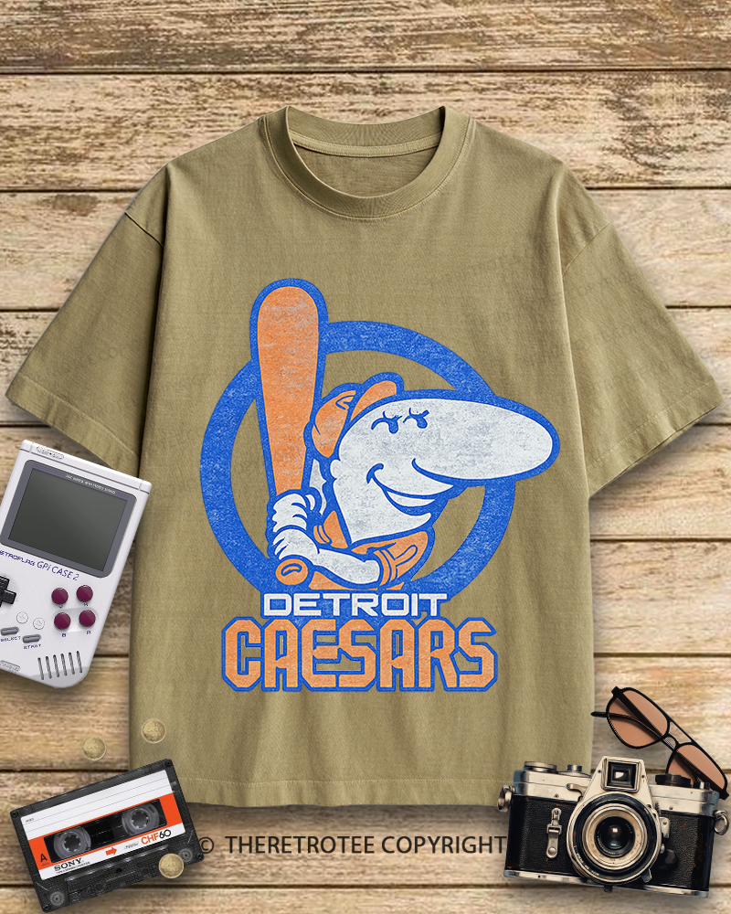 TheRetroTee Detroit Caesars 1940s Cotton T-Shirt