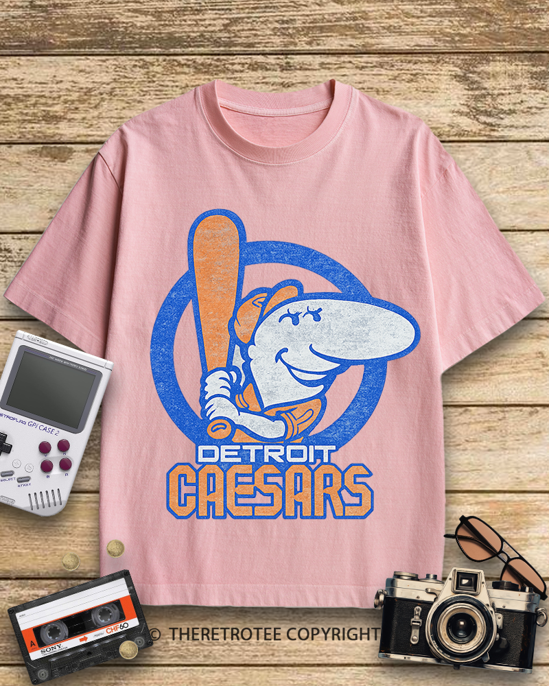TheRetroTee Detroit Caesars 1940s Cotton T-Shirt
