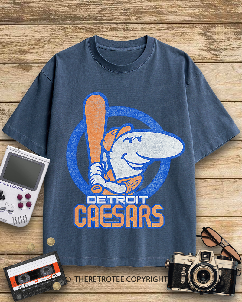 TheRetroTee Detroit Caesars 1940s Cotton T-Shirt