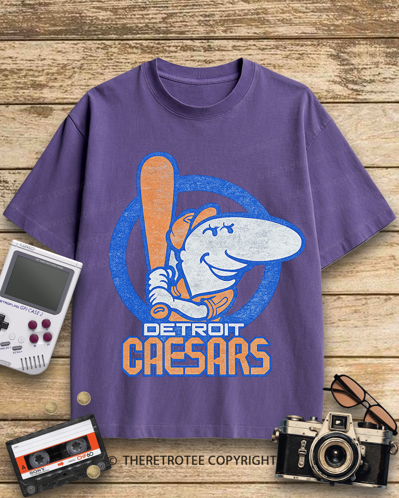 TheRetroTee Detroit Caesars 1940s Cotton T-Shirt