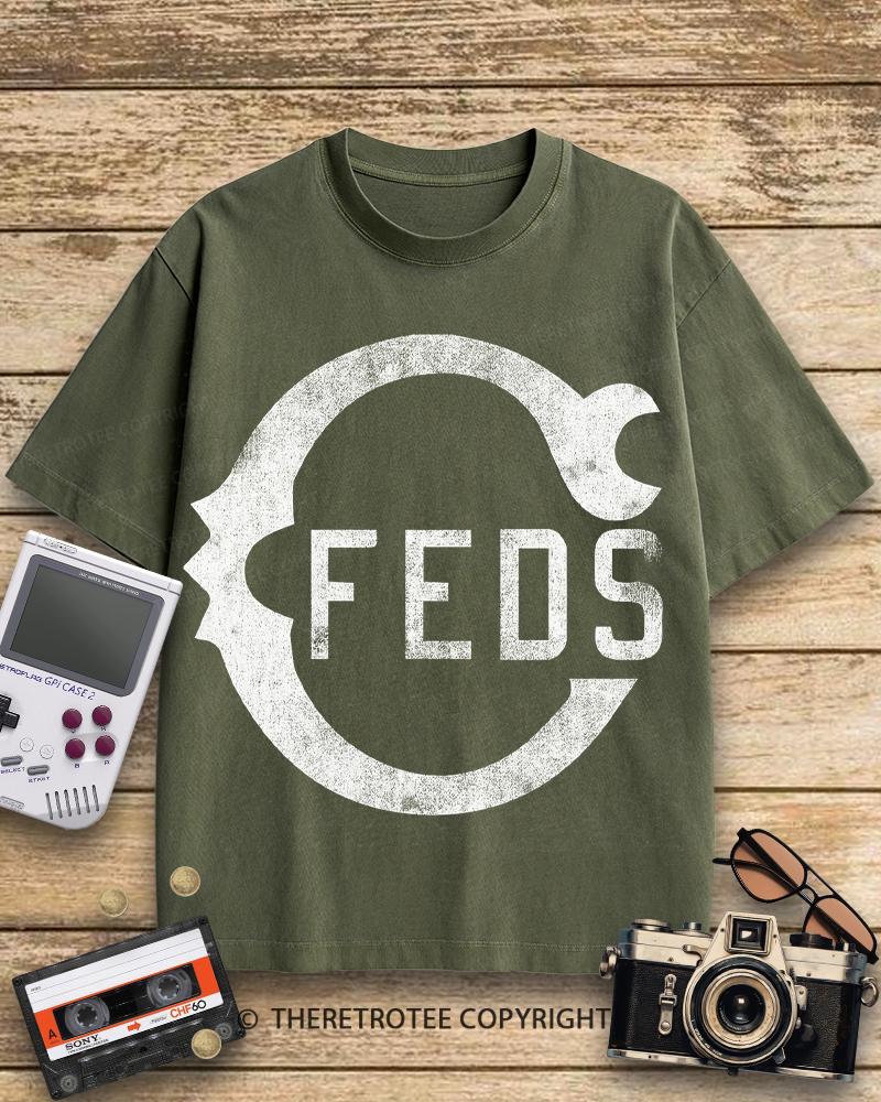 TheRetroTee Chicago Feds 1930s Cotton T-Shirt