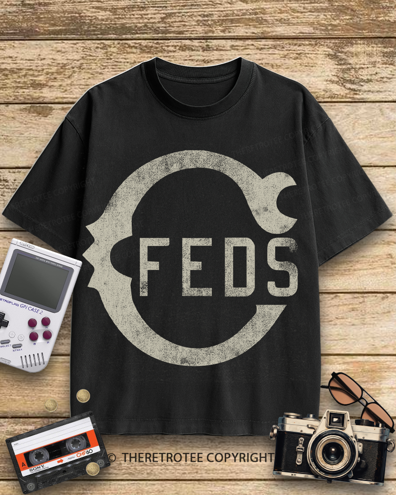 TheRetroTee Chicago Feds 1930s Cotton T-Shirt