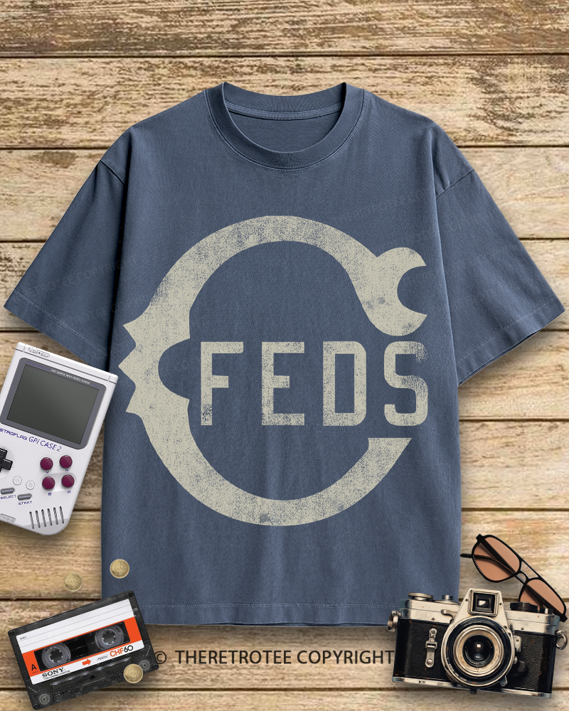 TheRetroTee Chicago Feds 1930s Cotton T-Shirt