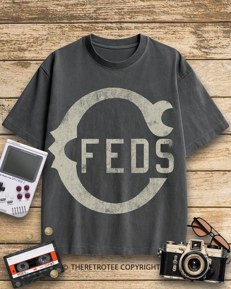 TheRetroTee Chicago Feds 1930s Cotton T-Shirt