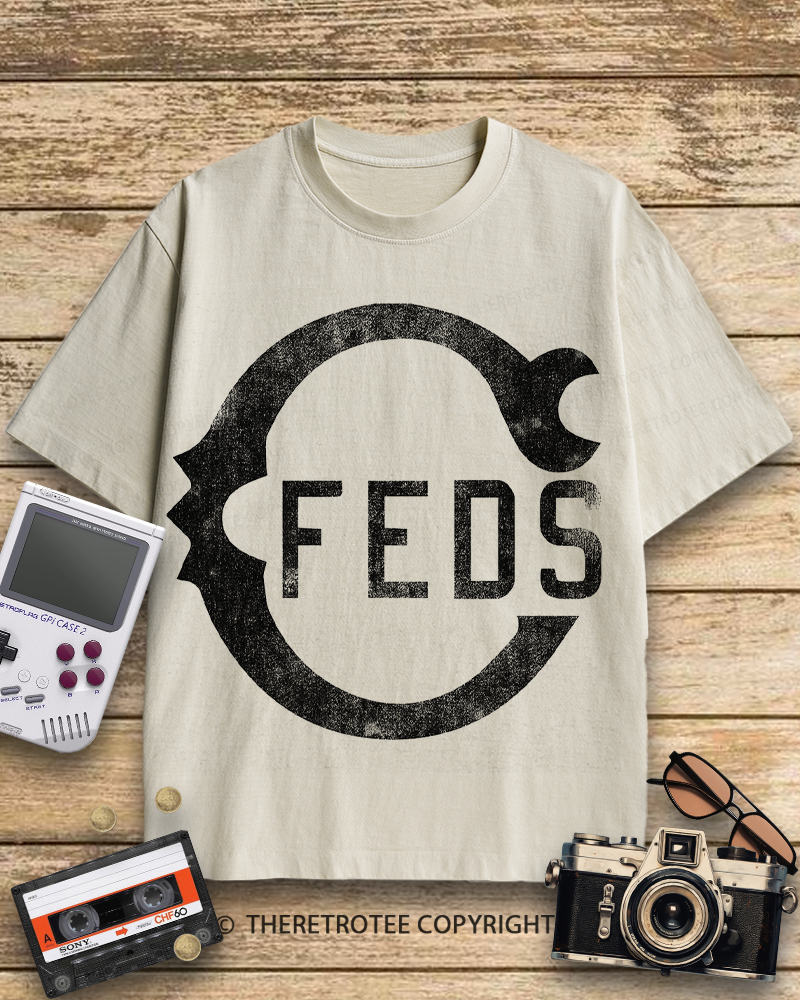TheRetroTee Chicago Feds 1930s Cotton T-Shirt