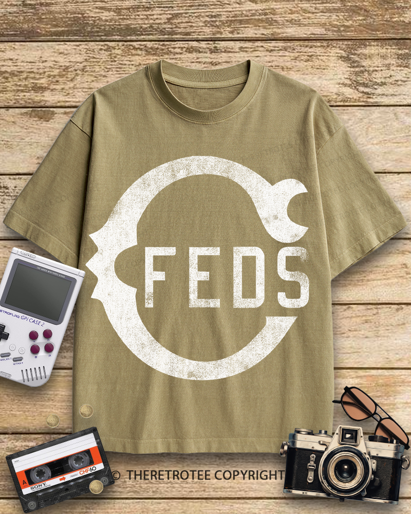 TheRetroTee Chicago Feds 1930s Cotton T-Shirt
