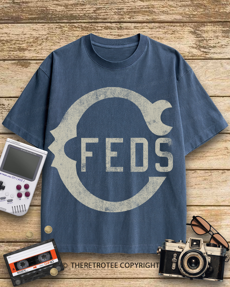 TheRetroTee Chicago Feds 1930s Cotton T-Shirt