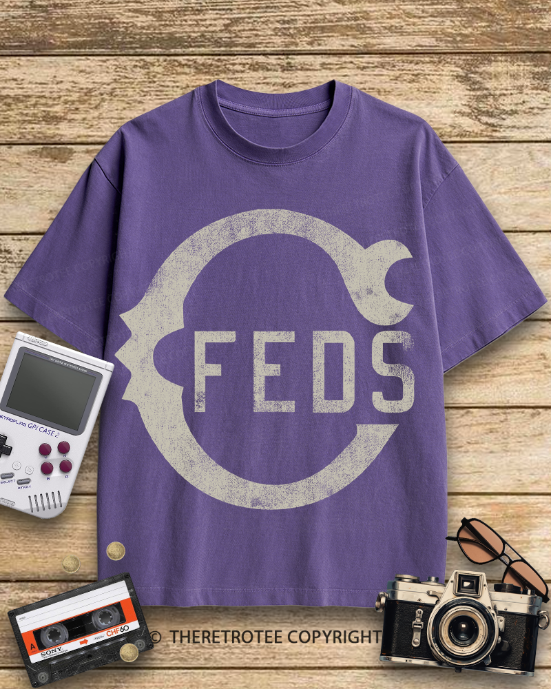 TheRetroTee Chicago Feds 1930s Cotton T-Shirt