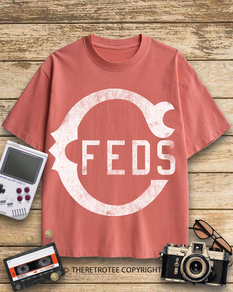 TheRetroTee Chicago Feds 1930s Cotton T-Shirt