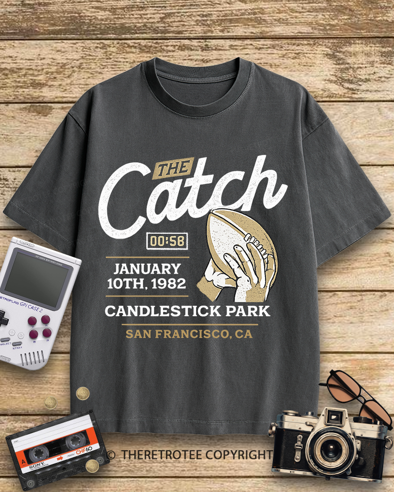 TheRetroTee The Catch 1980s Cotton T-Shirt