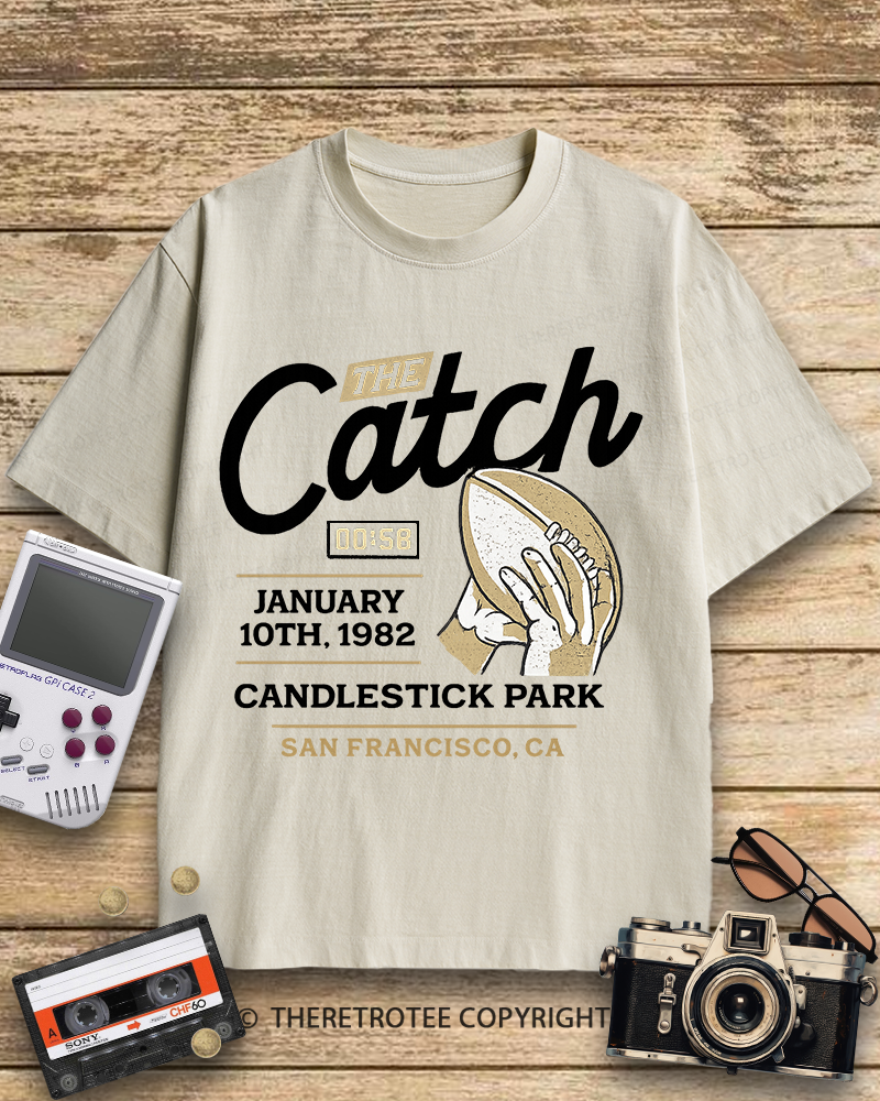 TheRetroTee The Catch 1980s Cotton T-Shirt