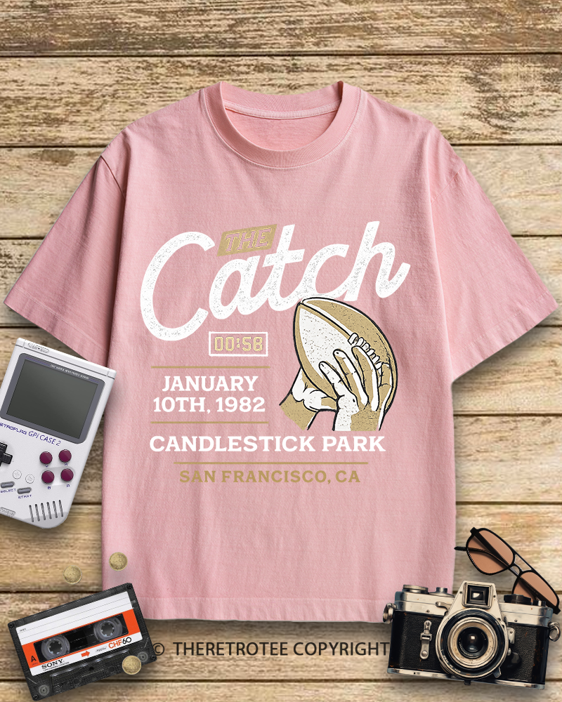 TheRetroTee The Catch 1980s Cotton T-Shirt