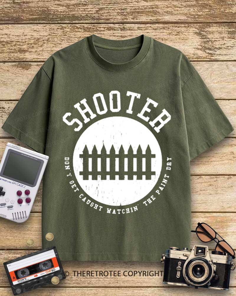 TheRetroTee Shooter 1960s Cotton T-Shirt