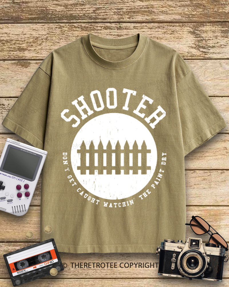 TheRetroTee Shooter 1960s Cotton T-Shirt