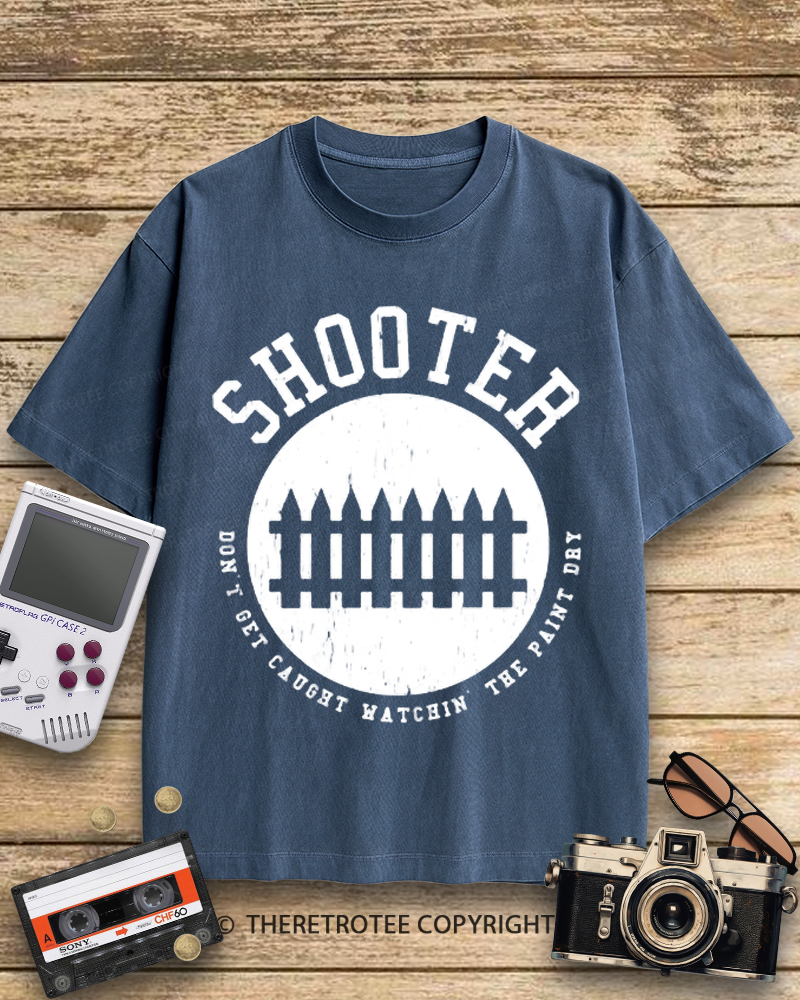 TheRetroTee Shooter 1960s Cotton T-Shirt