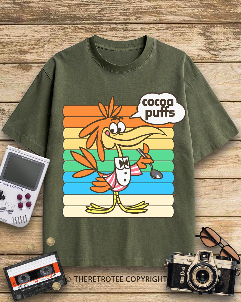 TheRetroTee Cocoa Puffs Sonny the Cuckoo Bird 1970s Cotton T-Shirt