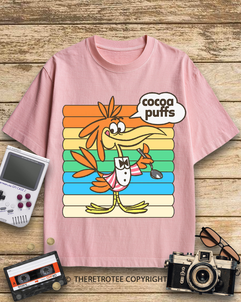 TheRetroTee Cocoa Puffs Sonny the Cuckoo Bird 1970s Cotton T-Shirt