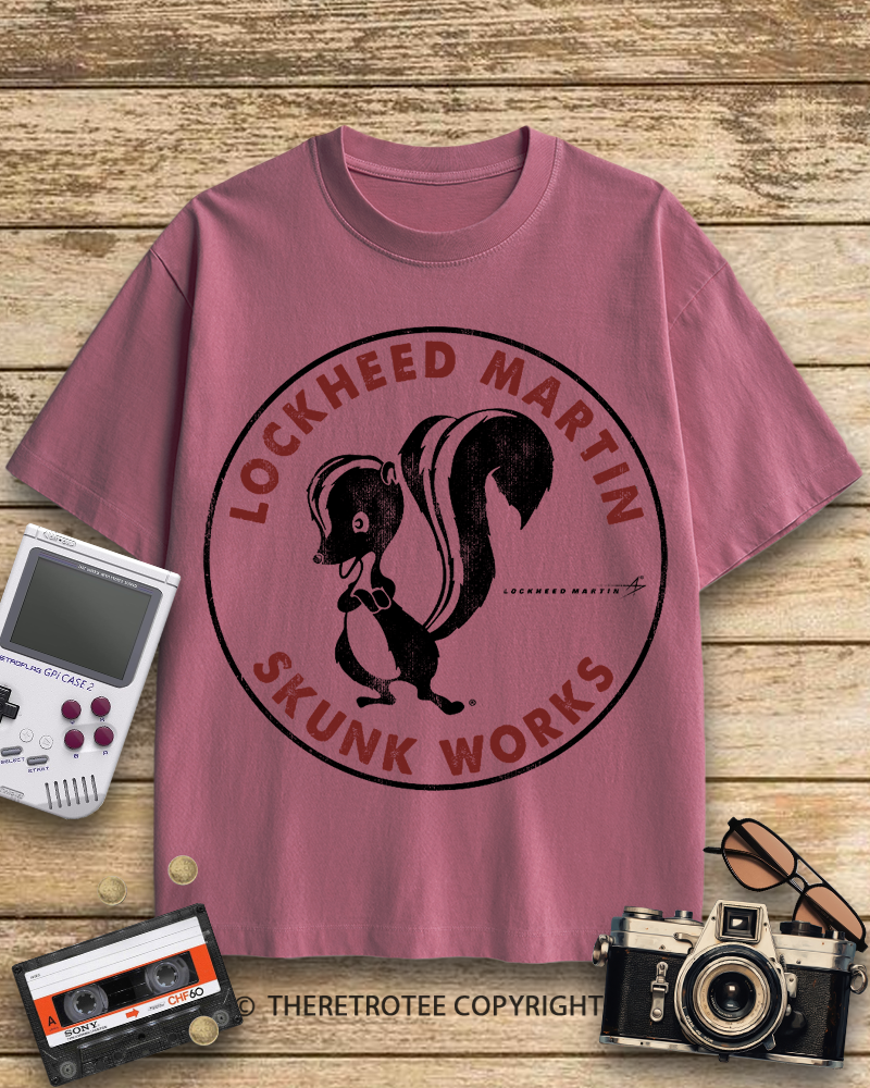 TheRetroTee Skunk Works Logo 1940s Cotton T-Shirt