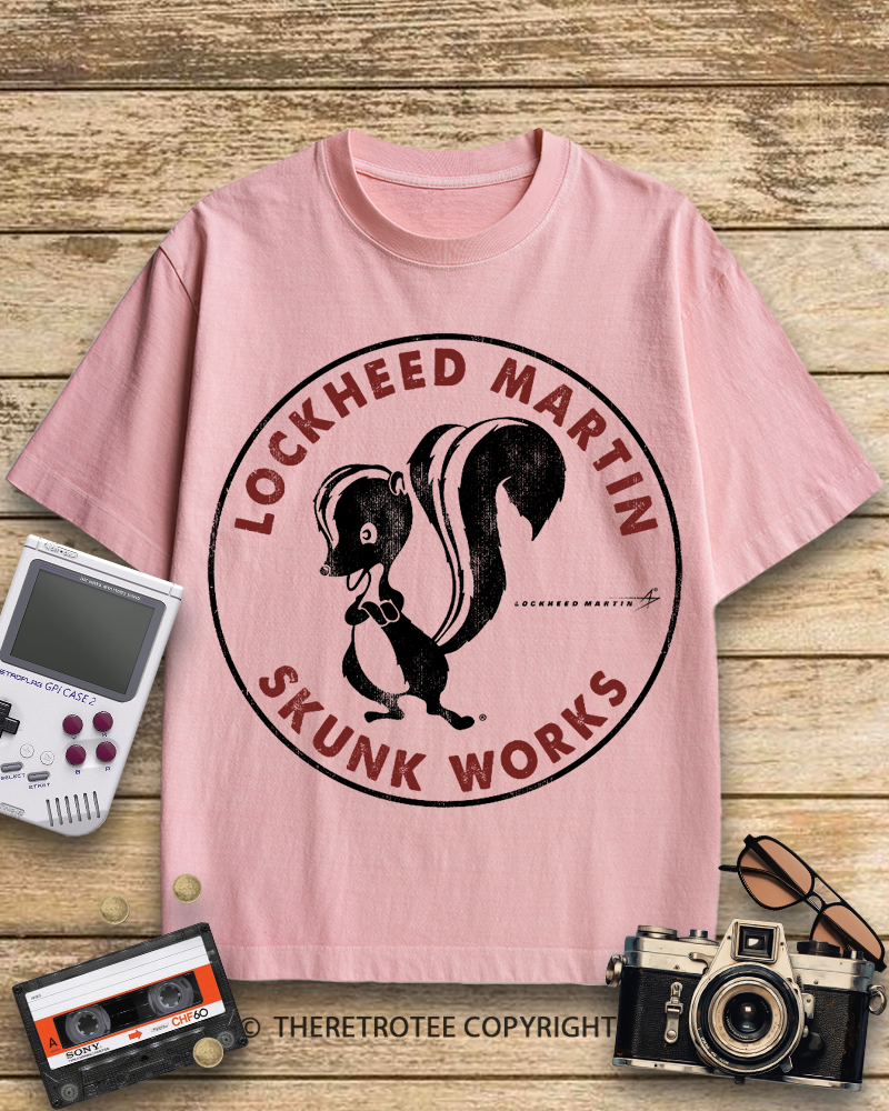 TheRetroTee Skunk Works Logo 1940s Cotton T-Shirt