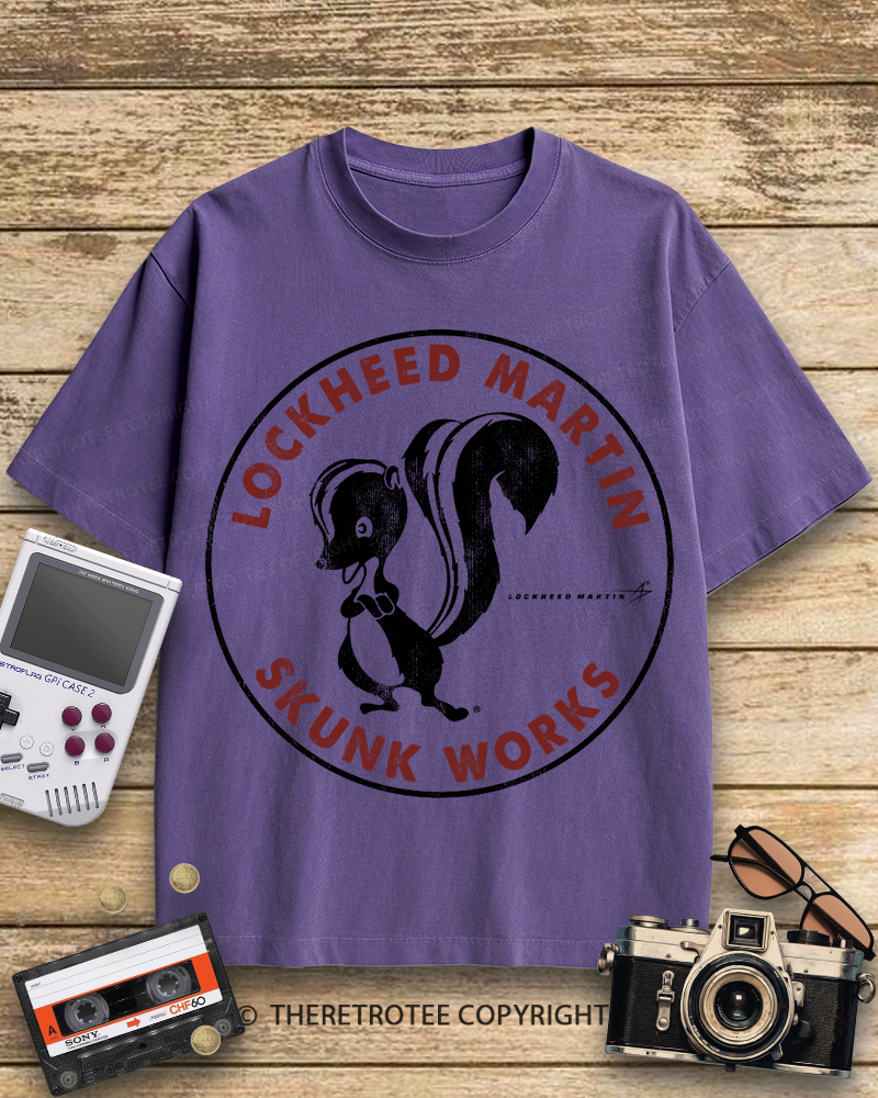 TheRetroTee Skunk Works Logo 1940s Cotton T-Shirt