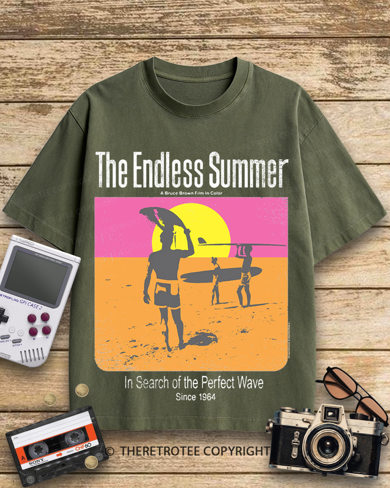 TheRetroTee The Endless Summer 1960s Cotton T-Shirt
