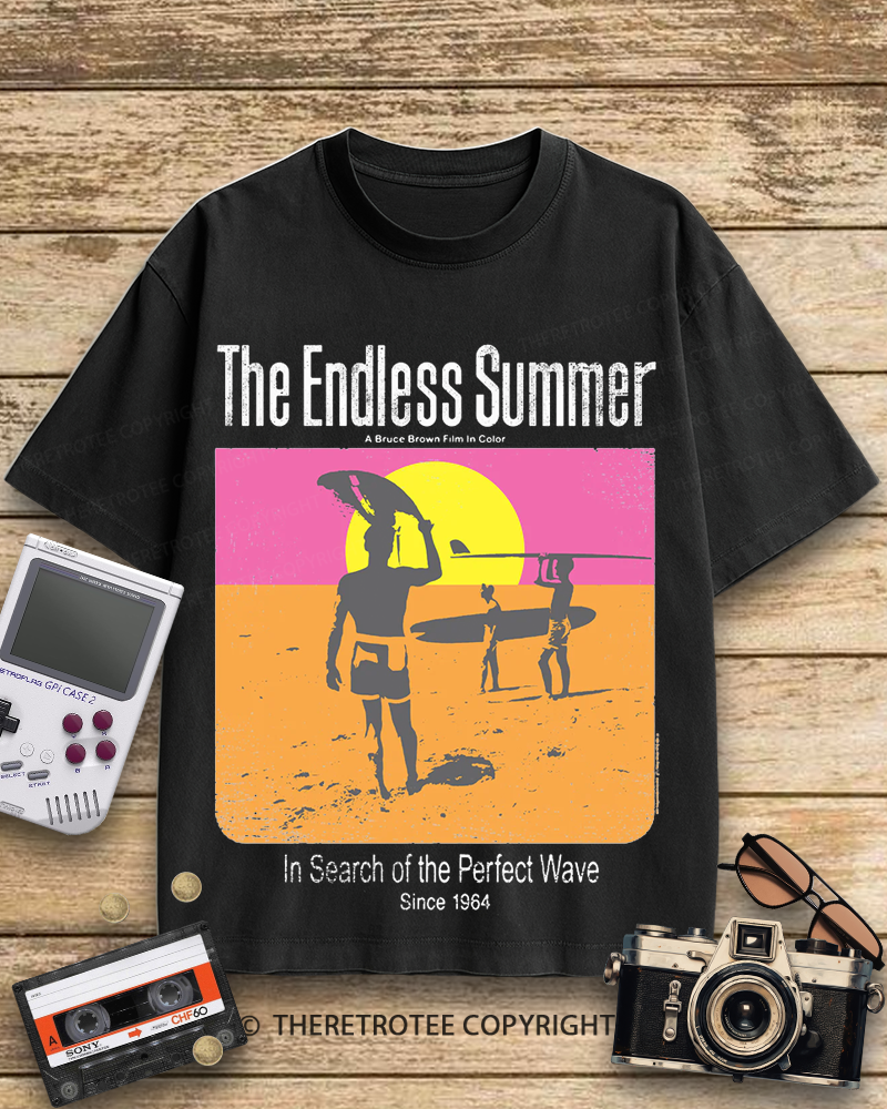 TheRetroTee The Endless Summer 1960s Cotton T-Shirt