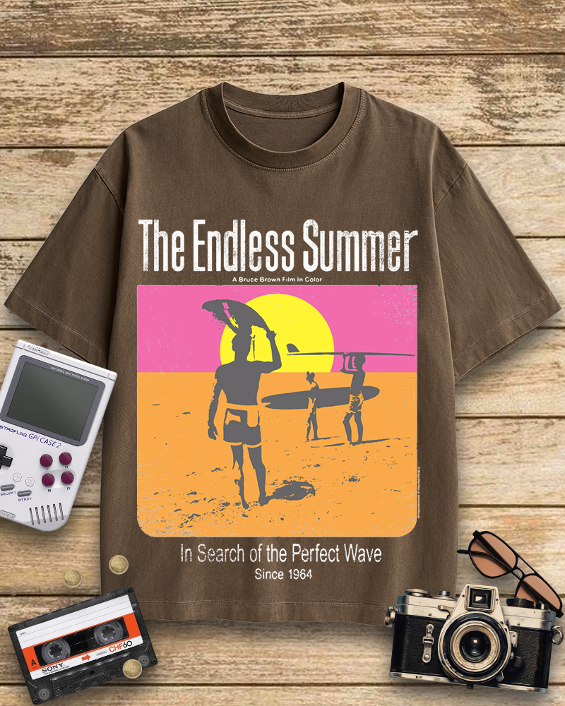 TheRetroTee The Endless Summer 1960s Cotton T-Shirt