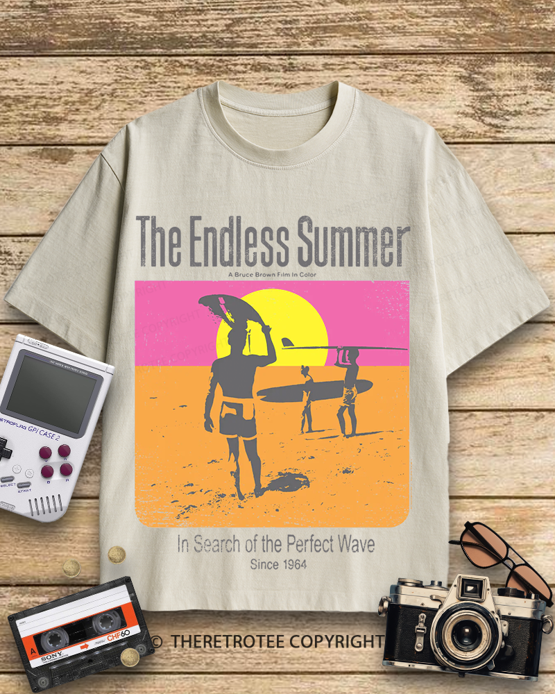 TheRetroTee The Endless Summer 1960s Cotton T-Shirt