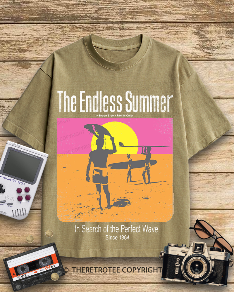 TheRetroTee The Endless Summer 1960s Cotton T-Shirt